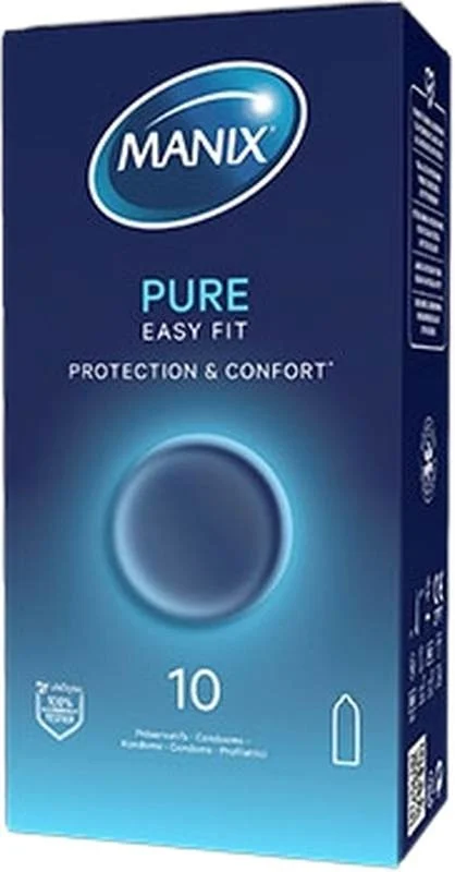 Préservatif MANIX PURE Protect&Confort 10 pièces