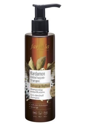 Shampooing antipelliculaire FARFALLA à la cardamome 200ml Shampooing antipelliculaire FARFALLA à la cardamome 200ml
