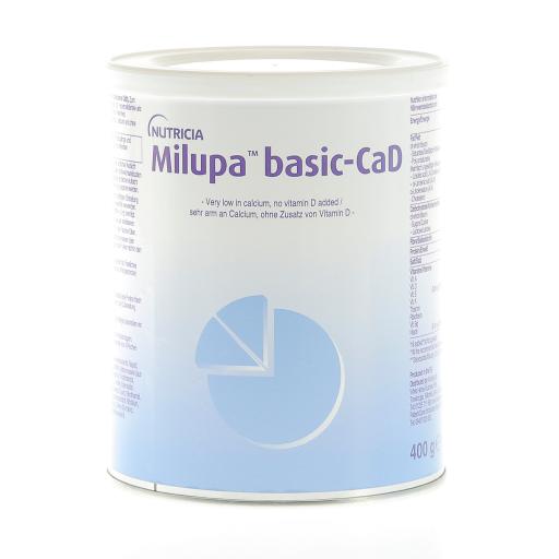 Milupa basic-CaD sans calcium Bébé et petits enfants 400g