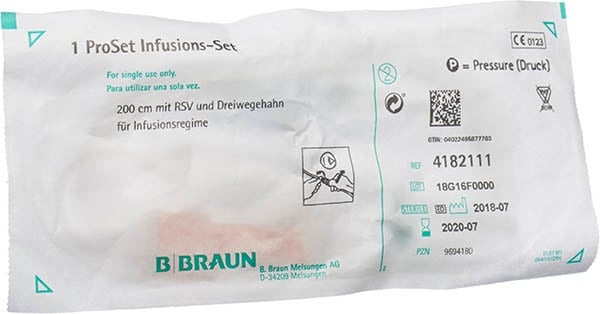 Intrafix PROSET Kit de perfusion 15cm RV DWH 100 pcs.