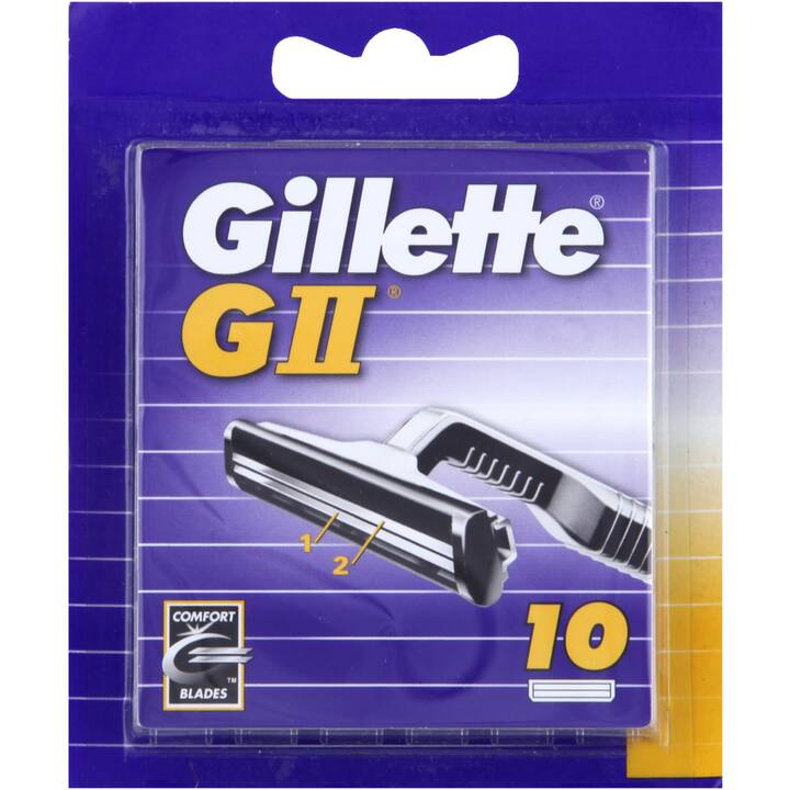 GILLETTE GII Lames de rechange 10 pièces