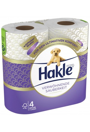 Papier hygiénique Hakle choyer la propreté 4 pièces