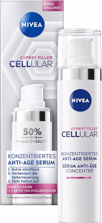 Sérum anti-âge Nivea Cellular Expert Filler, 40 ml