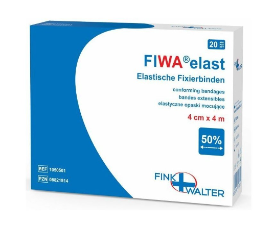 FIWA elast bandes de fixation 4cmx4m blanc Cellux 20 pièces