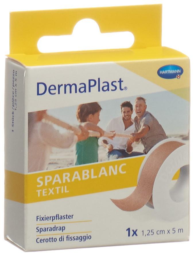 DermaPlast® Sparablanc Textile 1.25cmx5m DermaPlast® Sparablanc Textile 1.25cmx5m