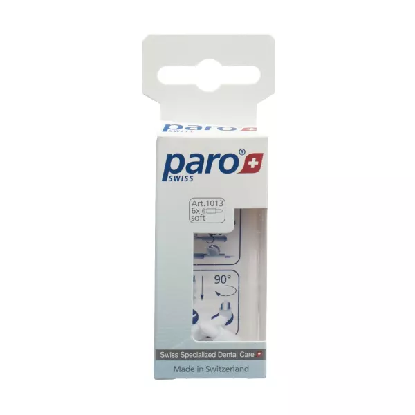 PARO Interspace brosse F soft blanc refill 6 pièces PARO Interspace brosse F soft blanc refill 6 pièces