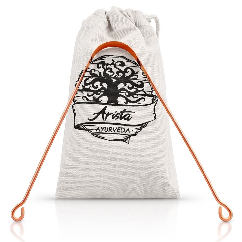 ARISTA gratte-langue ayuvédique cuivre