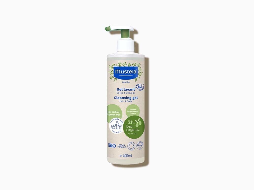 Mustela BIO Gel lavant cheveux et corps 400ml