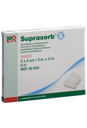 Pansement Suprasorb® X HydroBalance 5x5cm st 5 pièces