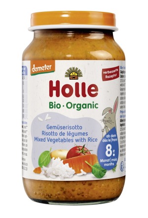 Holle Risotto aux légumes pot 220g Holle Risotto aux légumes pot 220g