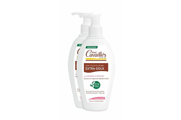 Rogé Cavaillès Gel d'hygiène intime Extra doux 2 x 250ml Rogé Cavaillès Gel d'hygiène intime Extra doux 2 x 250ml