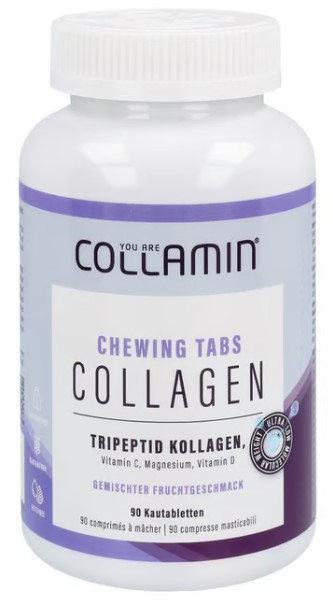 COLLAMIN Tripeptid Collag à mâcher 2.5 g 90 pièces