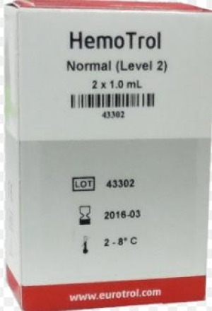 HEMOCUE Contrôle Hemotrol niveau 2 normal 2 x 1ml