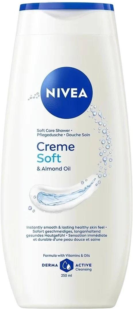Gel douche Nivea Crème Soft, flacon de 250 ml