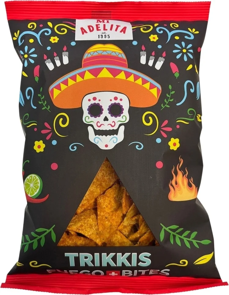 MIADELITA Chips de tortilla Trikkis Fuego Bites 90g