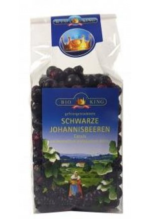 BioKing Groseilles à grappes noires congelées bio 50g BioKing Groseilles à grappes noires congelées bio 50g