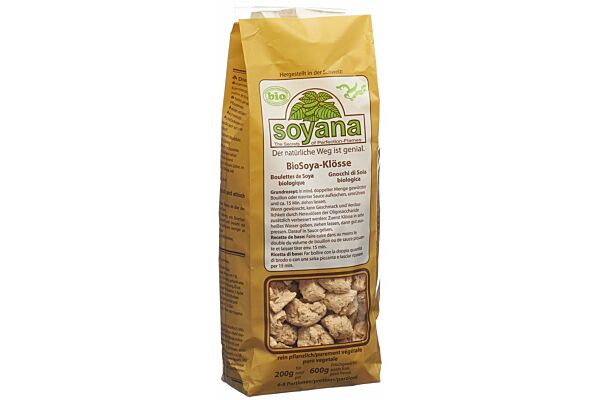 Boulettes de protéines de soja bio Soyana, couleur naturelle 200g