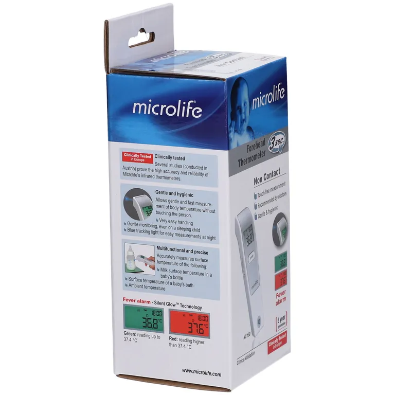Thermomètre médical sans contact Bluetooth MICROLIFE NC 150