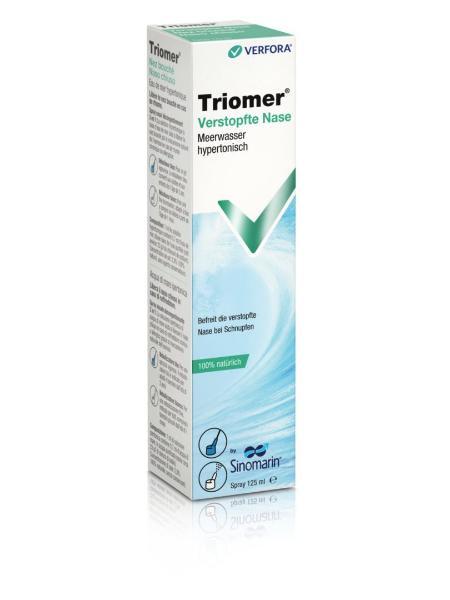 Triomer spray nasal Sinomarin hypertonique flacon 125 ml