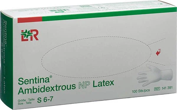 Gants Sentina S Latex 100 pièces