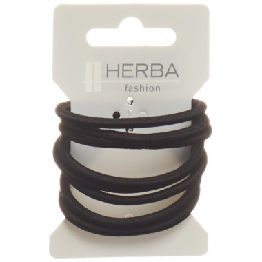 Herba attache-cheveux 5cm noir 8 pièces