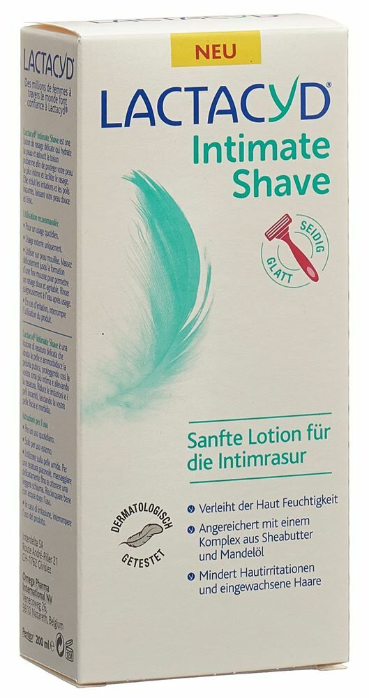 Lactacyd rasage intime 200 ml Lactacyd rasage intime 200 ml