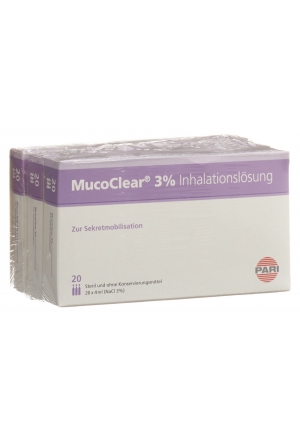 PARI MucoClear 3 % NaCl solution pour inhalation 60 amp 4ml