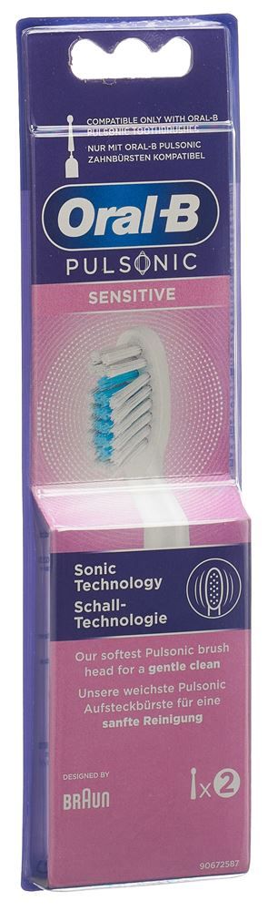 Oral-B Brosses à dents Pulsonic Sensitiv 2 pièces Oral-B Brosses à dents Pulsonic Sensitiv 2 pièces