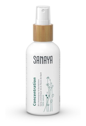 Sanaya Aroma & Fleurs de Bach Vaporisateur Concentration Bio 100ml