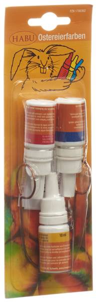 Habu Couleurs d'œufs liquides 3 pièces