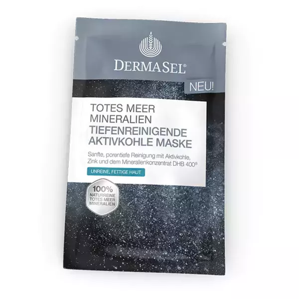 DermaSel Masque au charbon actif Btl 12ml