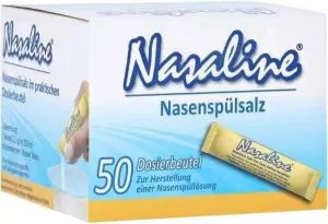 NASALINE système de douche nasale poudre Btl 50 pièces