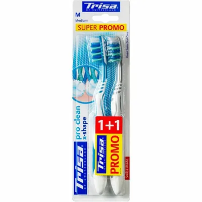 Brosse à dents Trisa Extra Duo medium Brosse à dents Trisa Extra Duo medium