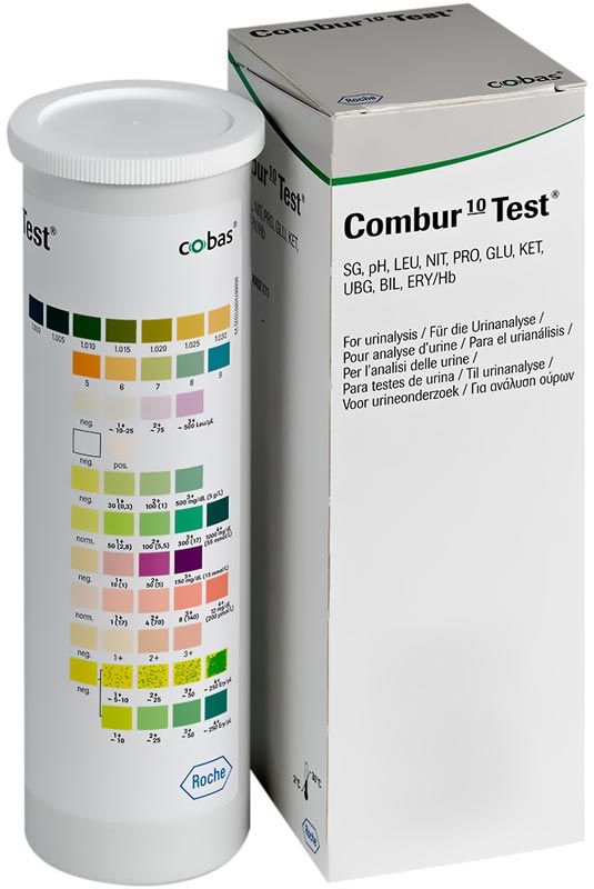 Bandelettes de test Combur 10 100 pièces