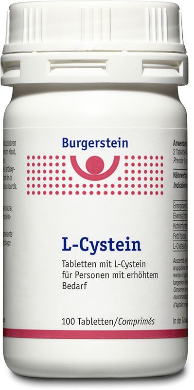 BURGERSTEIN L-Cystéine comprimés 100 pièces BURGERSTEIN L-Cystéine comprimés 100 pièces