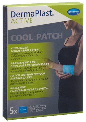 DERMAPLAST Active Cool Patch 10x14cm 5 pièces DERMAPLAST Active Cool Patch 10x14cm 5 pièces