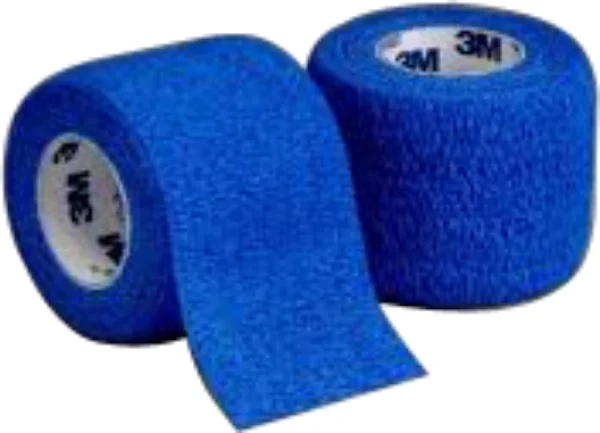 Bande élastique 3M COBAN 7.6cmx4.57m bleue 24 pièces