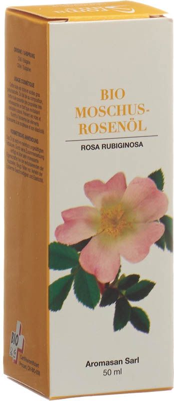 Huile de rose musquée Aromasan Bio 50ml Huile de rose musquée Aromasan Bio 50ml