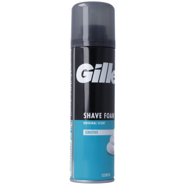 Mousse à raser Gillette Sensitive Basis 200ml