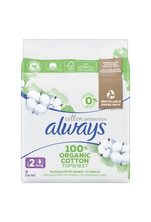ALWAYS Ultra Binde Cot Protect Long ailes 9 pièces
