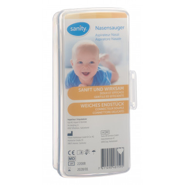 Aspirateur de sécrétions nasales Sanity pour bébés Ds Aspirateur de sécrétions nasales Sanity pour bébés Ds