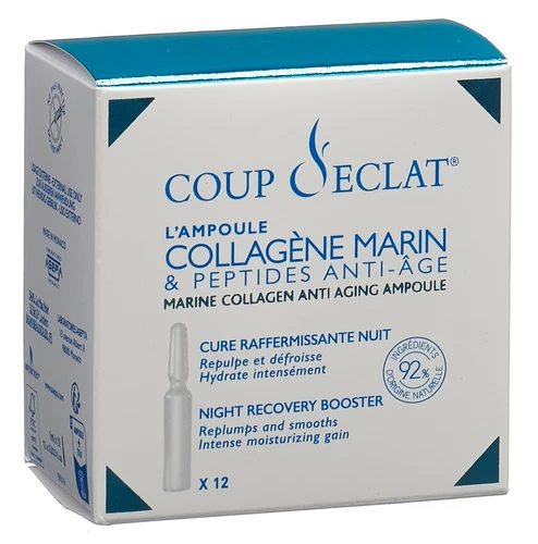 COUP D ECLAT L'ampoule de collagène marin 12 x 1ml COUP D ECLAT L'ampoule de collagène marin 12 x 1ml