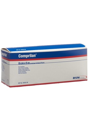 COMPRILAN Eco Bande à Allongement Court 8cmx5m 10 pièces