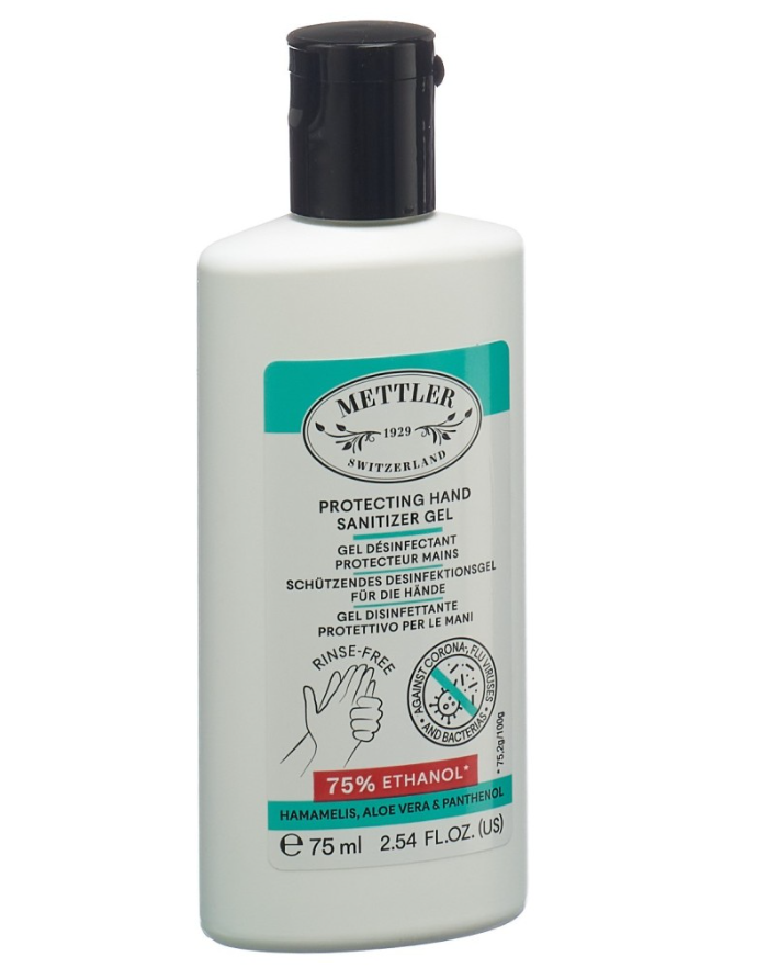 METTLER 1929 Schütz Gel désinfectant pour les mains 75ml