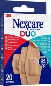 3M Nexcare pansements Duo assortis 20 pièces 3M Nexcare pansements Duo assortis 20 pièces