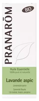 PRANAROM Huile essentielle de lavande aspic bio 10ml PRANAROM Huile essentielle de lavande aspic bio 10ml