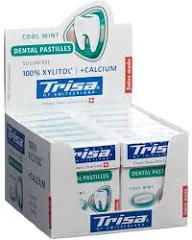 Pastilles dentaires Trisa Fresh Mint 12 pièces