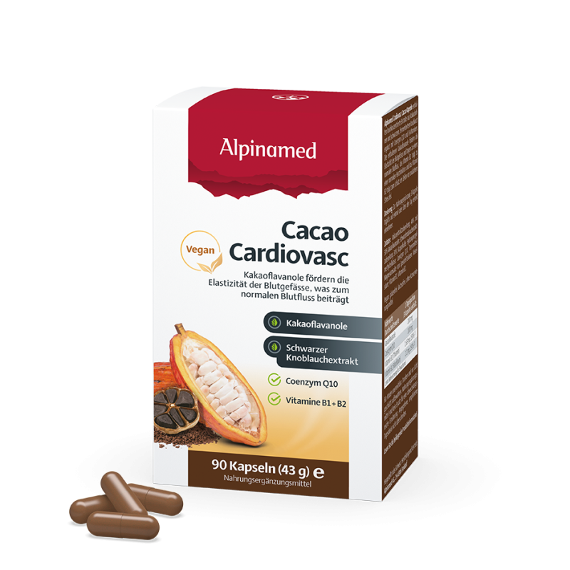 ALPINAMED Cardiovasc Cacao Capsules - Complément alimentaire pour le ...